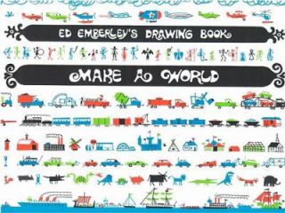 Drawing Book Make a World by Edward R. Emberley 1991, Paperback