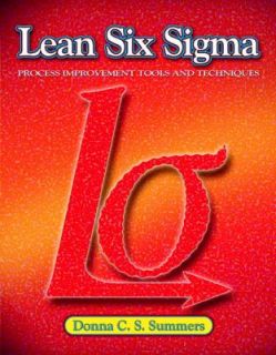 Lean Six Sigma by Donna C. Summers 2010, Mixed Media