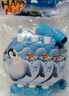 HAPPY FEET BLOWOUTS ~ Penguin Birthday Party Supplies ~ FAVORS