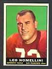 1961 TOPPS FOOTBALL #64 LEO NOMELLINI 49ERS NM