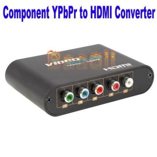 1080P Component RCA YPbPr AV Video to HDMI Converter for Wii/PS2