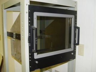 Industrial Computer CIN A17BK 19 Rackmount Monitor Enclosure 10U high