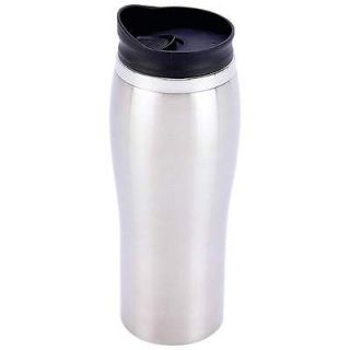 New 14 Oz Stainless Steel Travel Coffee Mug Thermos Silver Tea Cup