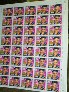 ELVIS PRESLEY STAMPS~SHEET 40 UNUSED 29 CENTS~1992~MIN T CONDITION