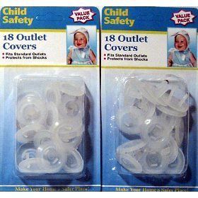 Baby Safety Shock Guards   Plastic Electrical Outlet Covers Infant New