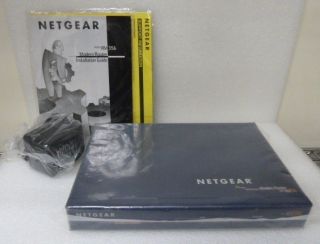 NEW* Netgear RM356 4 Port Remote Access 56k Modem Router w/ AC Adapter