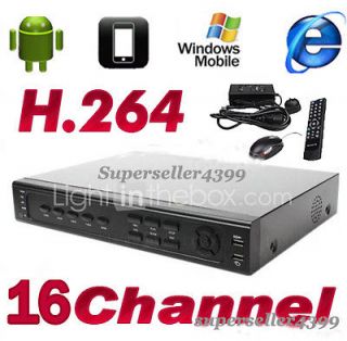 New 16CH 16 Channel Surveillance CCTV DVR Home Video Recorder Security