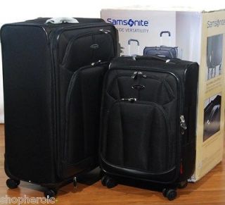 NEW Samsonite Dual 360 Expandable Spinner Set Travel Luggage Suitcase