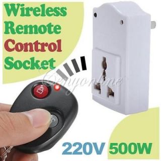 Plug Digital RF Wireless Remote Control AC Power Socket Switch Outlet