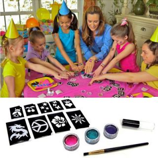 Create Your Own Professional Party Cute Body Art Shimmer Glitter