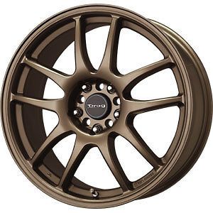 New 17X9 5x100/5x114.3 DRAG DR 31 Bronze Wheels/Rims