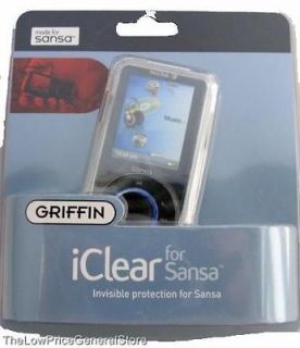 Griffin Case iClear invisible for Sansa MP3 Player