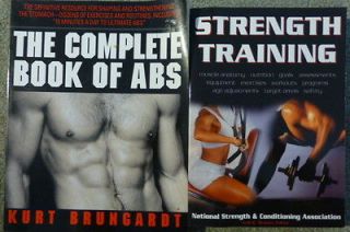 Two workout NEW books Strength Training+ The Complete book of abs