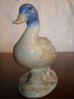 Rex Valencia Duck Hummelwerk Porcelain Bird Blue Gray White Made In