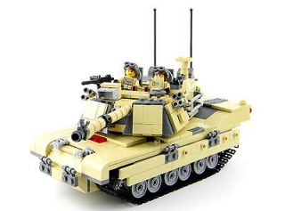 Custom LEGO army tank M1a1 Abrams main battle tank complete set