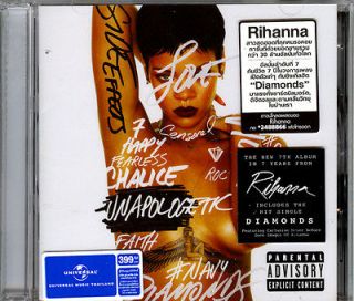 Rihanna Unapologetic Thai Limited Deluxe CD DVD Brand New & Sealed
