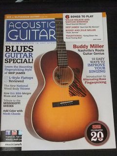 MAGAZINE Acoustic Guitar 2010 09 Willie Nelson Waylon Jennings L Style
