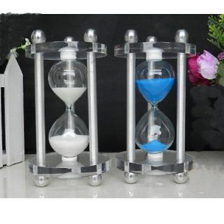 Colorful sand acrylic sand glass sandglass hourglass timer 30min home