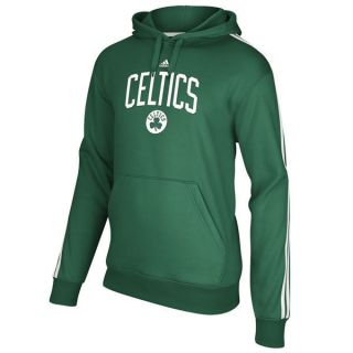 Boston Celtics Hoody Pullover Adidas 3 Stripe Fleece ADULT NWT