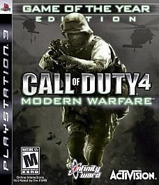 Call of Duty 4 Modern Warfare (Game of The Year Edition) (Sony