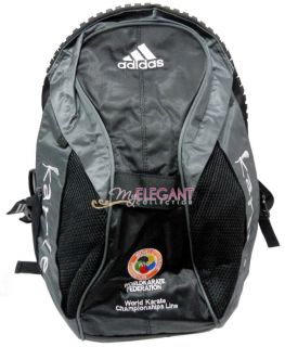 Adidas WKF World Karate Federation Sport Travel Backpack Pack Bag