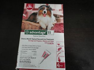 Bayer Advantage Flea Control For Dogs weighing 21 55 lbs 4 pack