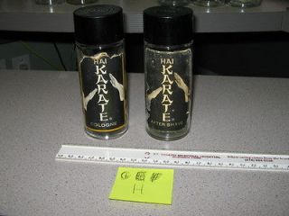 Hai Karate 1960s (2 items) vintage aftershave,col ogne H EMPTY