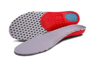 Softshell Breathable Foot Orthotic Insoles w/ Gel Heel and SiverTecc