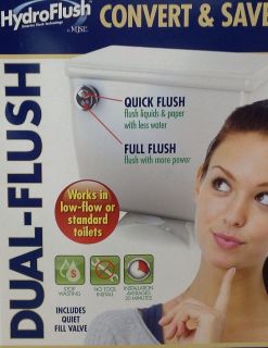 New HydroFlush Dual Flush Convertor Kit