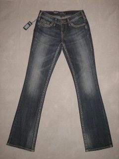Silver Jeans AIKO BOOTCUT Mid Rise Womens Jeans Light Blue NWT