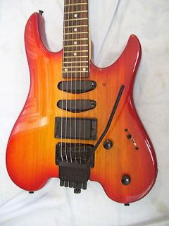 Electric Guitar, Solid Elm wood headless body, Solid wood body