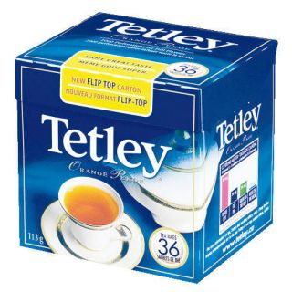 TETLEY Tea bags orange pekoe 36 tea bags