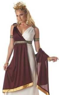 New Adult Roman Goddess Dress Greek Halloween Costume