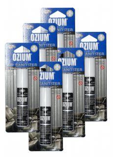 Ozium Smoke & Odor Eliminator Air Sanitizer / Freshener 0.8oz NEW CAR