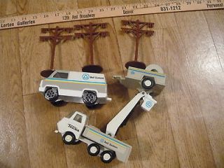 Bell System Telephone Toy Bucket Truck Boom Lift Utility Van Trail