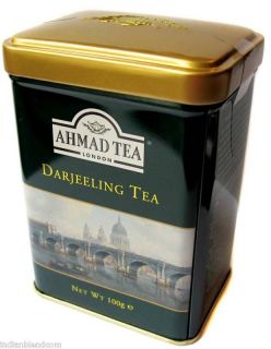 Ahmad Tea London Darjeeling Tea   100g Tin