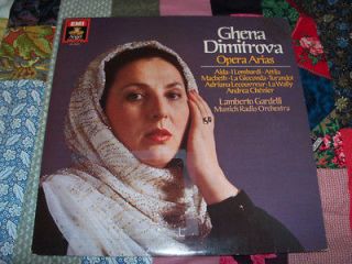 GHENA DIMITROVA OPERA ARIAS M PROMO LP RECORD ALBUM