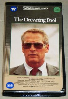DROWNING POOL VHS MOVIE, Warner Home Video 1975   Paul Newman & Joanne