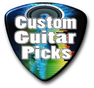 Newly listed Custom Bass Guitar Picks X 20 Personalized printed double