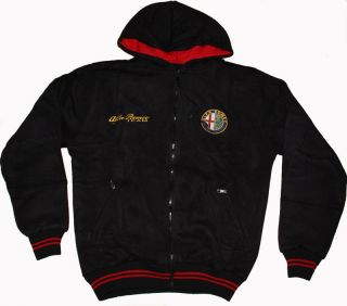 Alfa Romeo fleece jacket / blouson / parka + hood