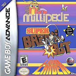 MILLIPEDE / SUPER BREAKOUT / LUNAR LANDER  GAME BOY GBA