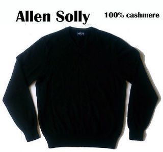 Allen Solly men Size L 100% Cashmere Sweater Crewneck Green color