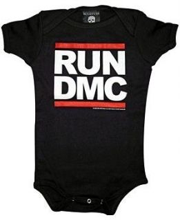 RUN DMC Hip Hop Rap Trio Baby Infant Toddler ONESIE BODYSUIT 6 to 18