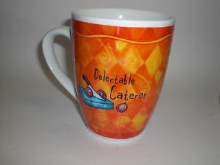 History and Heraldry Mug, Coffee Cup, Delectable Caterer christmas