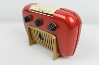 Replica 1940s Vintage Alton Crosley 56 TD Duette AM FM Tabletop Radio