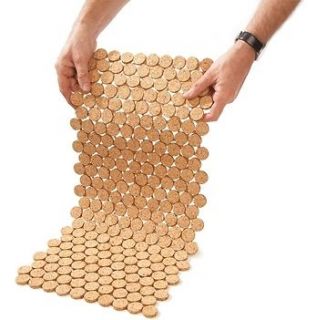 Cork Mosaic Penny Tile for Flooring, Walls, Bathrooms, Kitchens