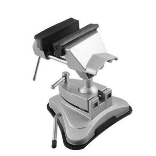 Aluminium Alloy 90mm Open Jaw Clamping Swivel Bench Table Vice