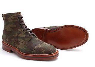 Wooster X Leffot Captoe Camo Suede Boot alfred sargent ronnie fieg
