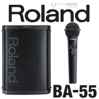 Roland BA 55 Battery Powered Portable Mic & Speaker FREE NEXT DAY AIR