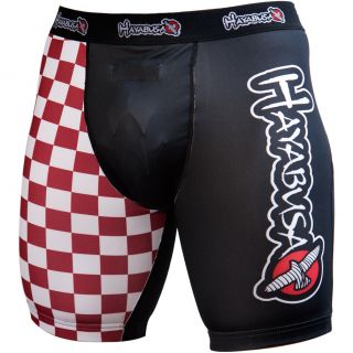 Hayabusa Haburi Croatian MMA Compression Shorts   Black